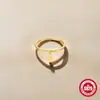 Moda europea y americana s925 plata de ley simple liso círculo fino amor cruz estrella luna gota de agua colgante anillo de compromiso