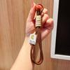 Cordão para Chaveiro Corda Trançada Combinando com a Cor Corda Pendurável Anti-perda para Celular Pingente de Pulso Capa de Celular Argola para Chaveiro Joia para Pendurar