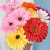 Flor fulang individual gerbera boda decoración del hogar simulación Flor decoración del hogar girasol flor falsa fábrica mayoreo