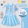 Traje de baño infantil rosa de dibujos animados estilo nuevo 2025 para niñas, traje de baño de una pieza para niños pequeños, conjunto de bañador para niñas Ins
