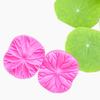 Molde de folha de lótus Lotus Leaf Leaf Fold Açúcar Chocolate Silicone Molde Die diy Baking Mold Decoração Handmade