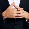 26 Nuevos Modelos de Anillos Pulidos de 8 mm para Hombre de Comercio Electrónico Transfronterizo en Europa y América, Anillos de Boda, Anillos de Pareja, Artículos de Venta Caliente al por Mayor en Amazon