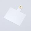 Yi Lian Estilo Nuevo Cordón Junta Parche Transparente PVC Funda para Teléfono Móvil Pegatina Trasera Universal Colgante Cruzado Pieza para Colgar