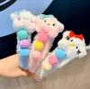 Diadema Linda Cara de Bola de Pelo para Lavado Facial Diadema de Corazón Dibujo Animado Peluche Piscis Esponja Maquillaje Estrella Salida Diadema