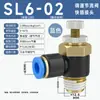 Cilindro Neumático Conector Rápido de Cánula Válvula de Flujo Ajustable Sl4-M5/6-01/8-02/10-03/1 Metabo