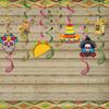 Nuevo 12 Piezas Mexicano Día de Muertos Amuleto Espiral Decorativo Fiesta Temática de Carnaval Accesorios de Diseño de Escenario