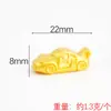 Yqt Unicornio Dorado Coche Bolsa de Dinero Bolsa Hacha Dorada DIY Año Nuevo Accesorios Dorados Pegamento en Crema Accesorios de Resina