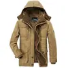 Algodón de Invierno Juvenil Azul Cremallera Color Sólido Bolsillo de Parche Tridimensional Forro Polar Holgada Casual Chaqueta de Algodón Cálida