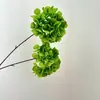 Flores Artificiales de Alta Gama, Hortensia Doble Realista, Arreglo Floral para Pasillo de Boda Humedecido a Mano, Accesorios para Fotografía, Flores Falsas