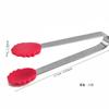 Pinza de Silicona para Palma Pequeña Forma de Corazón Forma de Flor Concha Pinza para Hielo Acero Inoxidable Mini Pinza para Comida Pinza para Comida Pinza para Azúcar