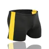 Bermuda de Natação Masculina Plus Size para Pessoas Fortes Moda Color Block Boxer Bermuda de Natação Casual Solta com Cadarço Calças de Praia para o Litoral