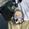 Labubu Cubierta Protectora de Vinilo Muñeca de Algodón Bolsa de Dolor Transparente Q Redonda Bebé Caminando Marubeni 10-15cm Bolsa Colgante Antipolvo