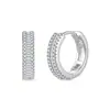 Pendientes de Plata de Ley S925 con Moissanita para Dropshipping Transfronterizo, Pendientes de Plata de Ley Exagerados Estilo Vacacional de Lujo de Gama Alta