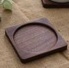 Filigrana Esmalte Madera de Acacia Haya Nogal Negro Esterilla Aislante Posavasos Taza para el Té Posavasos de Madera Maciza