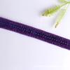 Encaje Yiwu en stock, cuentas doradas, cinta de encaje, accesorios de ropa, encaje DIY, encaje de lentejuelas de color