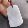 Jade Birmano Natural Grado A Marca Zorro Tigre Qilin Personaje Bodhisattva Colgante Forma de Calabaza Barato Exhibidor de Puesto Suministro