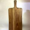 Tabla de cortar de madera de acacia transfronteriza, personalizable con asa y agujero para colgar, uso a doble cara, tabla de cortar para alimentos cocinados en la cocina, tabla de quesos de madera