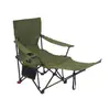 Silla plegable reclinable con reposabrazos para exteriores, silla de camping portátil para exteriores, silla de playa para viajes de ocio, silla de picnic