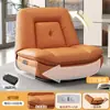 Sillón sofá individual, sofá cápsula espacial, sofá reclinable eléctrico giratorio para sala de estar, mecedora multifuncional de cuero WY