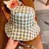 Sombrero de Senderismo a Cuadros con Lazo para Mujer, Sombrero de Pescador con Protección Solar de Verano, Sombrero de Sol de Ala Ancha, Sombrero para Deportes al Aire Libre, Venta Directa de Fábrica