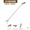 Recogedor de basura, Pinza para basura de trabajador de saneamiento, Pinzas largas para recoger basura, Pinza de mango largo, Pinza plegable de mango largo