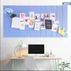 Pegatina de pared de fieltro Fábrica Jiugongge 3D tridimensional Obras de jardín de infantes Tablero de corcho Cuadrado pequeño Fieltro interior Tablero de exhibición