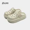 Sandalias de verano para mujer Puxiluowei para exteriores que aumentan la altura, con suelas suaves, transpirables y antideslizantes, zapatos de punta cerrada