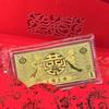 Billetes de oro para cumpleaños, billetes de oro conmemorativos y billetes de plata personalizados, celebraciones de aniversario de empresa, personalizados con logotipo e impresión a color, regalos personalizados.