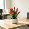 Nuevo bonsái de flor artificial de piña grande de 17 piezas, maceta mini de onda de agua transfronteriza, planta en maceta de planta verde simulada para decoración interior