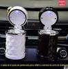 Acessórios para carro cinzeiro de carro cinzeiro de LED cinzeiro de carro cinzeiro de diamante