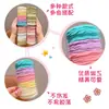 Gomas Elásticas para el Cabello de Niña, Bandas para el Cabello tipo Toalla, Cuerdas para el Cabello de Alta Elasticidad que No Dañan el Cabello, Gomas Duraderas para Cola de Caballo para Niñas, Accesorios para el Cabello