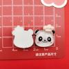 Desenho Animado Transparente Personagem Café Comida Brinquedo Panda Resina Acessórios Capa de Celular DIY Presilha de Cabelo Presilha de Cabelo Acessório para Copo de Água Adesivos