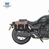 Adecuado para Kawasaki Eliminator 500 Bolsa Lateral Bolsa Lateral Retro Caja Lateral Modificada Bolsa para Casco Portaequipajes de Liberación Rápida con Cerradura Especial
