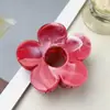 Pinza para el pelo de flor de cinco pétalos de Amazon para envío transfronterizo, clip para el flequillo, accesorio para el pelo tipo pinza de tiburón para la parte trasera de la cabeza, peinado semi-recogido, alta gama