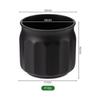 Maceta de Plástico Grueso Rayada Casual Escandinava con Flor de Simulación Maceta de Decoración para el Hogar Tamaño Pequeño Maceta de Escritorio Venta al por Mayor