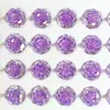 5A Duas Cores Coração de Açúcar Octogonal Corte Milênio Rosa 6-8mm Incrustado Banhado Deslumbrante Nail Art Zircônia Item em Tendência no Tiktok