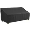 Funda impermeable para silla de mimbre de patio y balcón exterior, funda para sofá de exterior, funda protectora, funda antipolvo para conjunto de ocio, impermeable y a prueba de sol