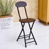 Silla Plegable Taburete Redondo Silla de Comedor para el Hogar a la Moda Silla con Respaldo Silla de Capacitación Silla para Balcón Silla para Dormitorio Silla Portátil Taburete Plegable
