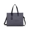 Bolso de mano a cuadros para hombre, bandolera informal de uso diario, maletín personalizado, bandolera cruzada, novedad de verano