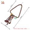 Color Anillos de Cuerda de Algodón Columpio Juguete para Loro Aves Escalada Mordida Cuerda de Algodón Palo de Pie Escalera de Escalada Juguete Suministros para Loro