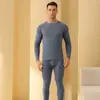 2023 nuevo otoño e invierno ropa interior térmica para hombre de terciopelo más ropa de otoño pantalones largos traje de pareja para mujer