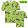 Halloween 2022 Verano Estampado Digital Versátil Camiseta para Adultos Ropa Casual para Niños Cuello Redondo Manga Corta Moda Casual