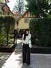 Cárdigan de punto versátil estilo coreano, adelgazante, a rayas, con bloques de color, nuevo conjunto de ropa exterior casual de manga larga con cuello redondo para otoño e invierno