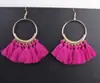 Pendientes de Borlas de Moda Calientes Nuevos Transfronterizos Joyería Europea y Americana Pendientes Exagerados Pendientes de Borlas Bohemios
