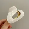 YHJ Accesorios para el Cabello Estilo Nuevo Patrón Richie Pasador de Pelo Pinza de Agarre de Metal Ácido Acético Pinza Tiburón para el Cabello de la Parte Posterior de la Cabeza Pinza para el Cabello Adorno para la Cabeza