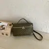 Moda Nova Primavera 2026 Estilo Tendência Europeu e Americano Bolsa Quadrada Pequena Versátil de Mão Ombro Transversal Bolsa Feminina Tendência