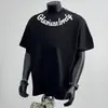 Marca de Moda de Calle Americana Nueva Camiseta de Verano con Estampado de Letras de Manga Corta para Hombre 2026 Moderna Camiseta de Moda Holgada para Hombre