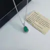 Collar de Plata de Ley S925 Nuevo Estilo Chino Buda Maitreya para Mujer, Diseño de Nicho, Gama Alta, Cadena para Clavícula Moderna y Exquisita