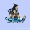 Nezha: Mercancía del Niño Demonio que Perturba el Mar imanes magnéticos de acrílico para refrigerador con Nezha, Ao Bing, Ao Guang y Ao Run del anime