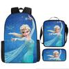 Al por mayor productos nuevos transfronterizos Mochila escolar para niños de primaria y secundaria Frozen Blancanieves conjunto de tres piezas